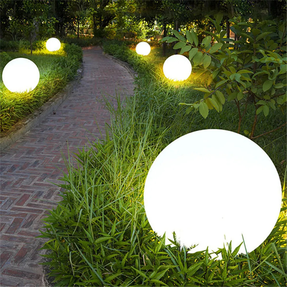 Boule lumineuse LED allee étanche 