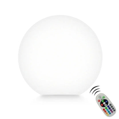 Boule lumineuse LED RGBW étanche blanc