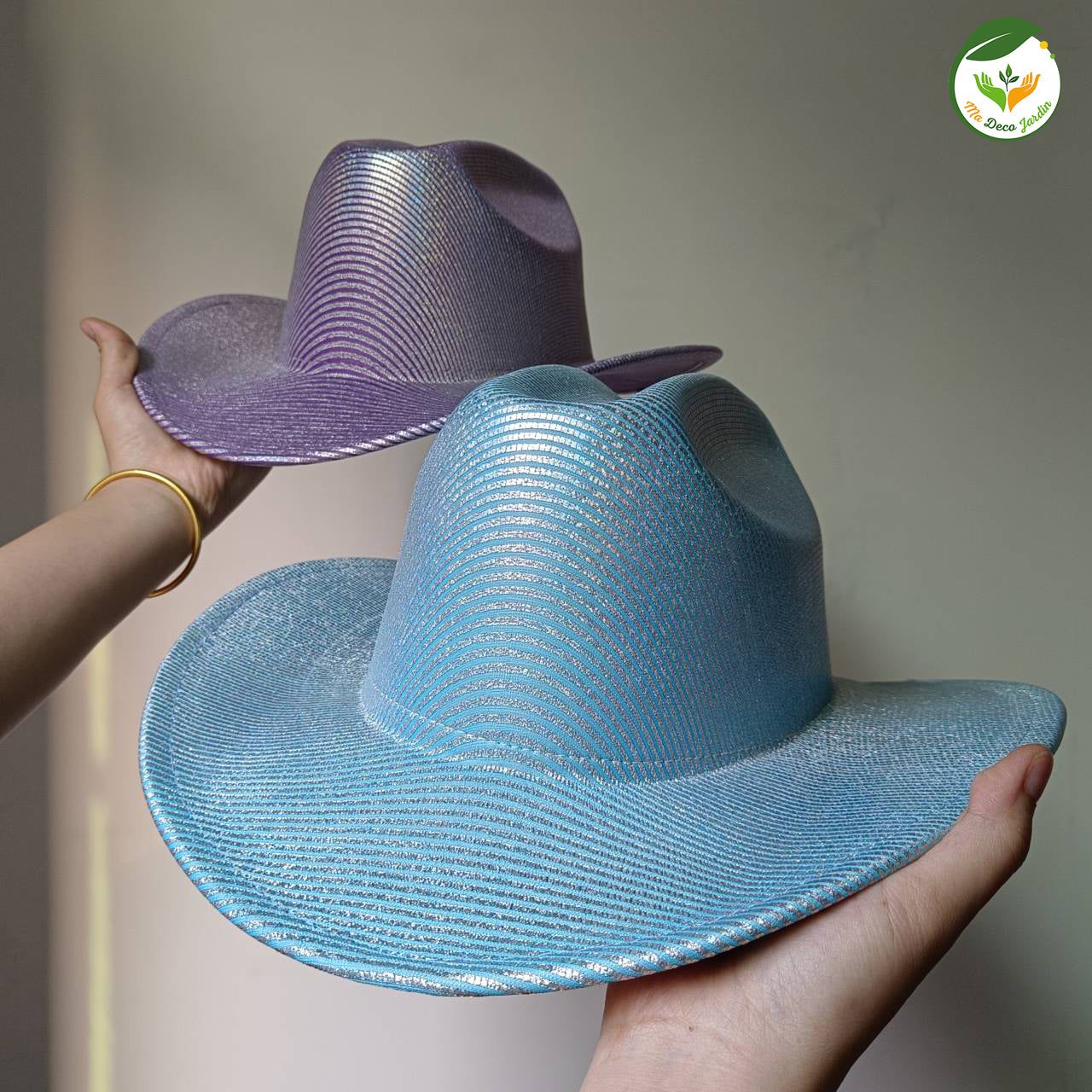 Chapeau-cowboy-pour-fete-bleu-ocre