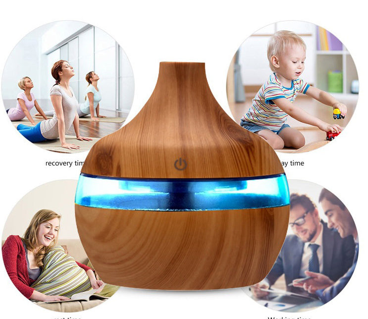 Diffuseur Huiles Essentielles Design en Bois Elegant