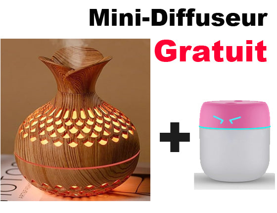 Diffuseur huiles essentielles design en bois  Jardin