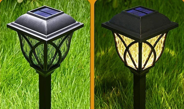 Eclairage exterieur solaire elegant impermeable led