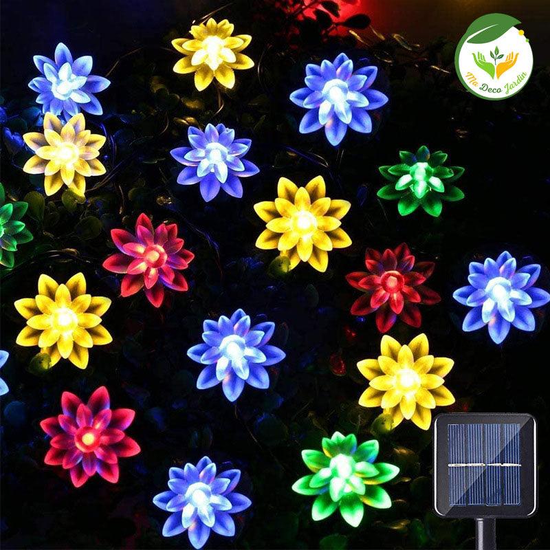 Guirlande Lumineuse Jardin LED avec Etoiles Eclatantes