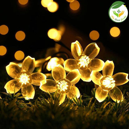 Guirlande Lumineuse Jardin en LED avec Etoiles Eclatantes