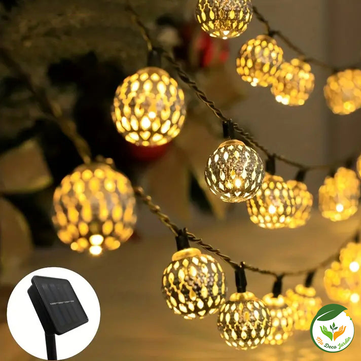 Guirlande LED pour terrasse avec lumieres multicolores - Premium guirlande from Ma deco Jardin - Just $16.15! Shop now at Madeco Jardin