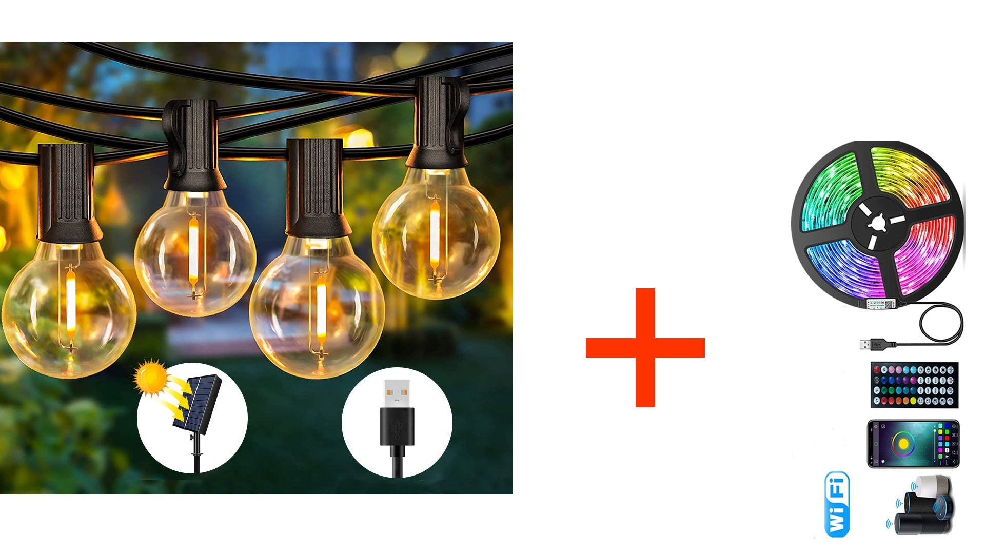 Guirlande Guinguette Solaire led
