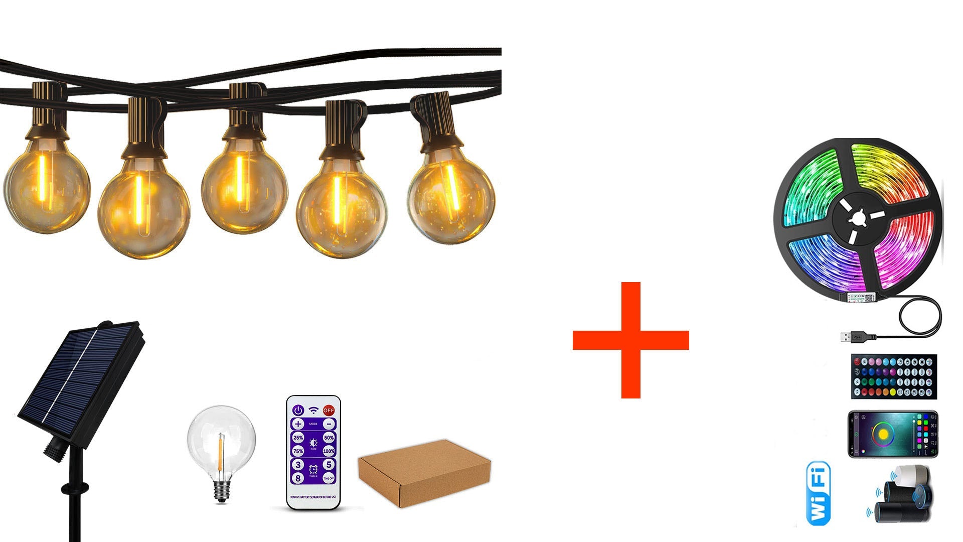 Guirlande Guinguette Solaire led