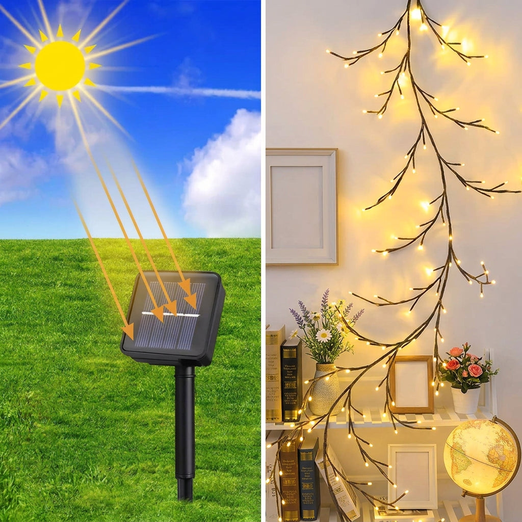 Guirlande lumineuse LED blanc chaud pour Halloween
