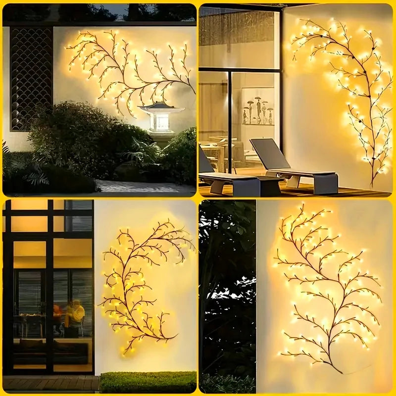 Guirlande lumineuse LED blanc chaud pour Halloween Noël