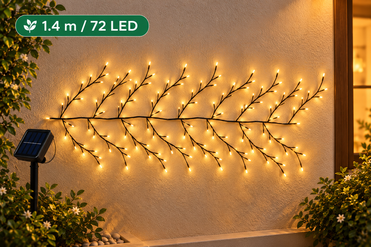 Guirlande lumineuse en branches LED blanc chaud