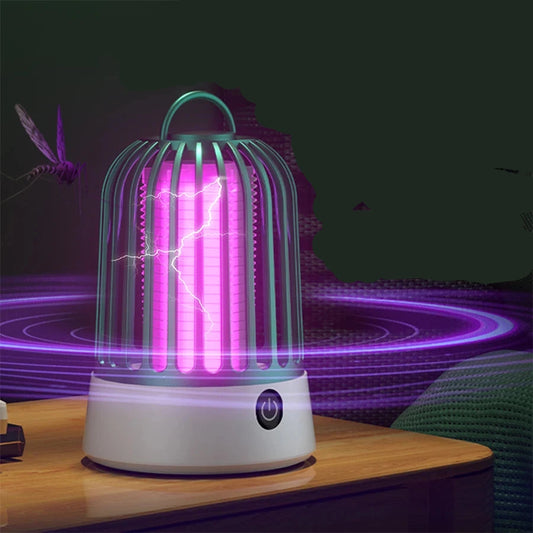 Lampe anti-moustiques USB avec éclairage violet, idéale pour éloigner les insectes dans votre intérieur