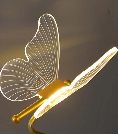 Lampe de chevet papillon LED au design moderne - Madecojardin
