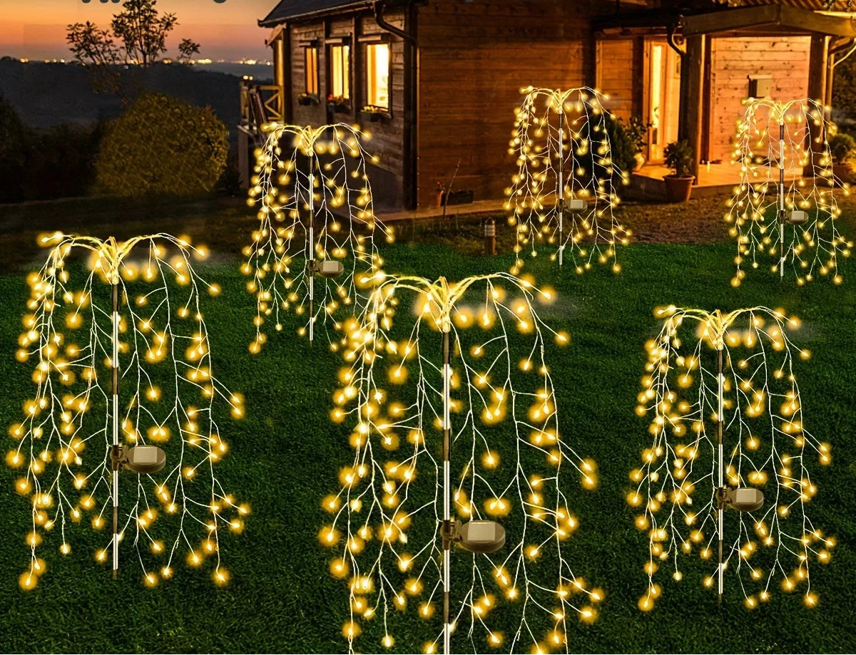 Lampe Solaire Extérieur LED Cascade