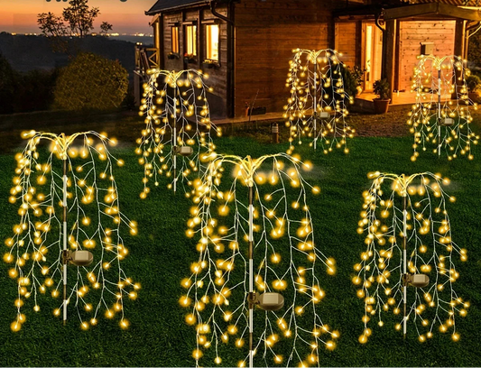 Lampe Solaire Extérieur LED Cascade