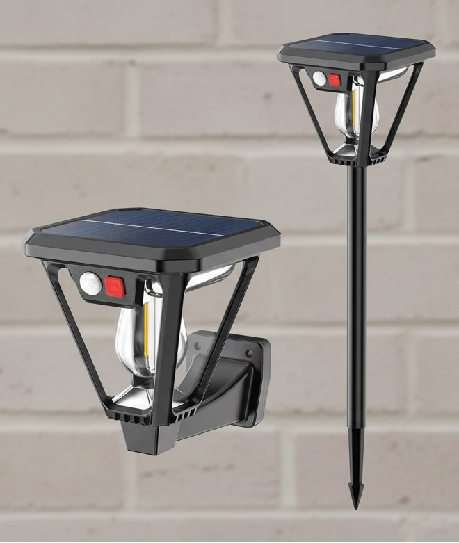 Lampe Solaire Exterieure avec Detecteur 