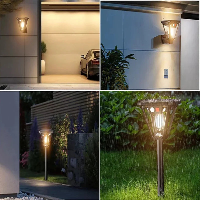 Lampe Solaire Exterieure avec Detecteur 