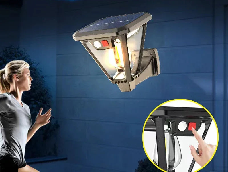 Lampe Solaire Exterieure avec Detecteur 