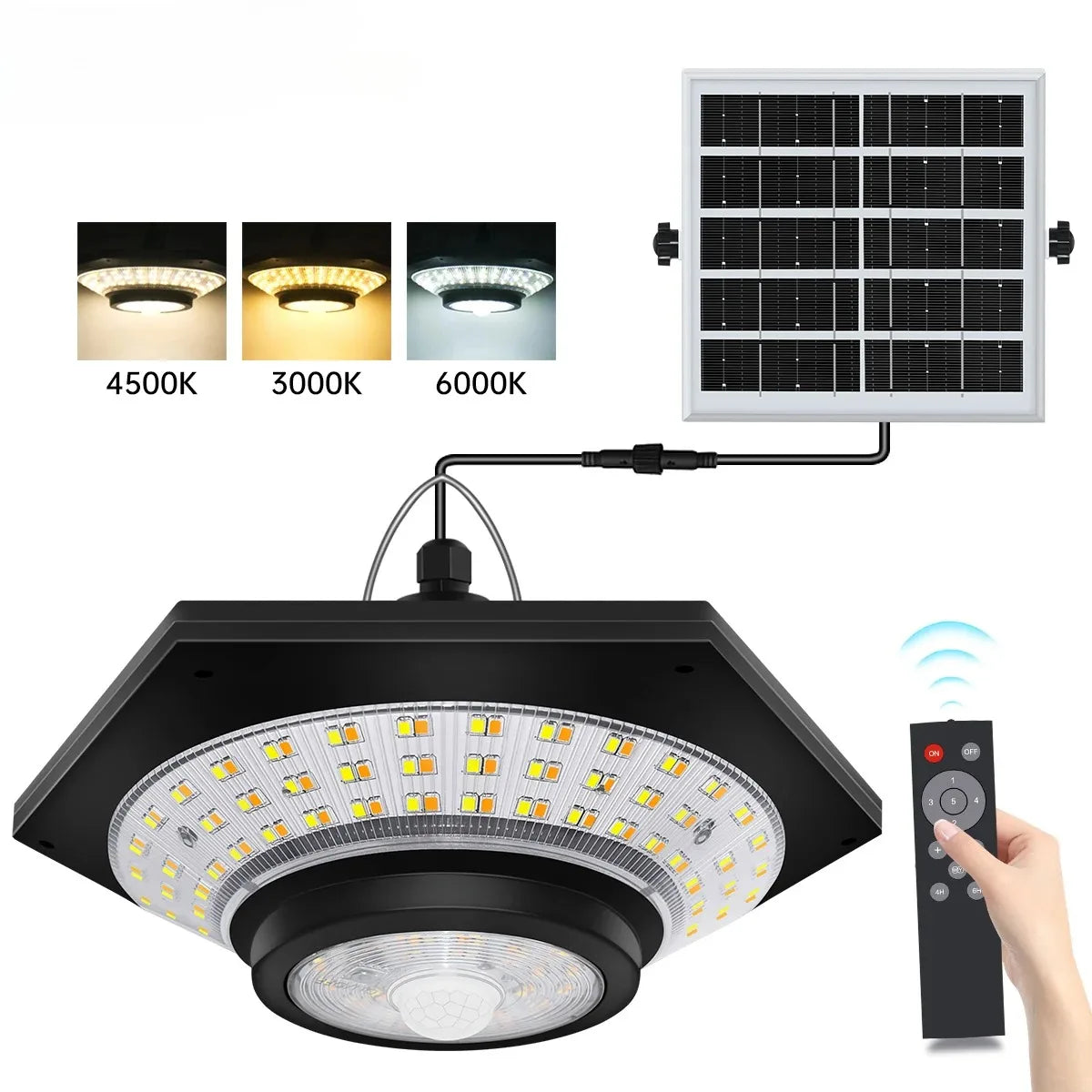 Lampe solaire suspendue LED