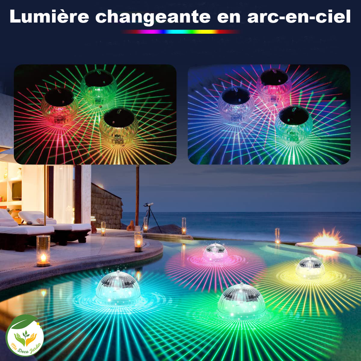 Lampe solaire flottante - Premium décoration from Ma deco Jardin - Just $22.49! Shop now at Ma deco Jardin