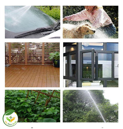 Pistolet eau haute pression portable, idéal pour nettoyer voiture, animaux et jardin avec efficacité et précision.