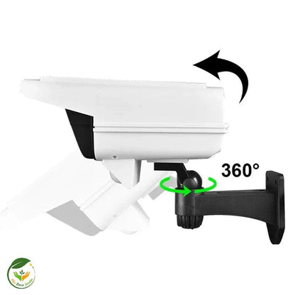 Projecteur LED solaire MeeToo™ avec rotation à 360 degrés, idéal pour éclairer votre jardin efficacement.