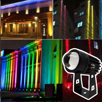 Projecteur LED extérieur RGB étanche