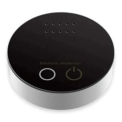 Purificateur d'air intelligent au design noir élégant, avec commandes tactiles pour un air purifié facilement
