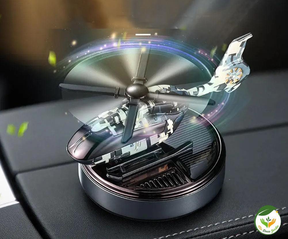 Purificateur d'air compact voiture HELICO™ avec un design innovant en hélicoptère pour une ambiance agréable dans votre véhicule
