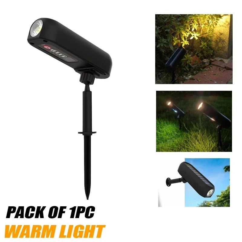Spot Solaire LED Extérieur Étanche IP65 – Éclairage Jardin & Paysage Autonome