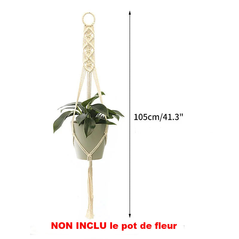 Support pot de fleur suspendu | MACRAMS™ - Premium décoration from Ma deco Jardin - Just $13.27! Shop now at Ma deco Jardin