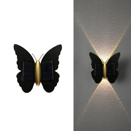 Applique Murale Solaire Papillon LED – Éclairage Extérieur Étanche IP65