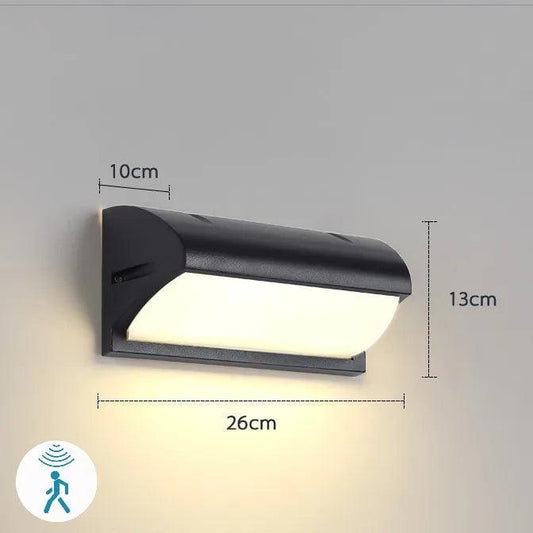 Lampe LED jardin moderne extérieure de 26 cm avec design élégant, idéale pour éclairer vos espaces extérieurs au Madeco Jardin.
