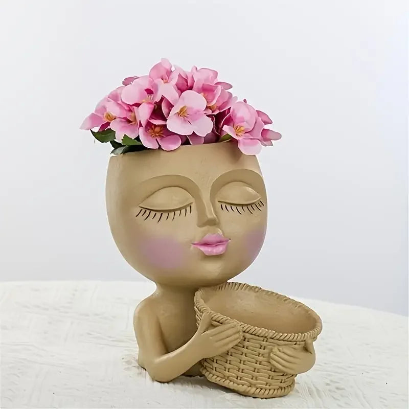 Pot de fleur visage - Premium décoration from Ma deco Jardin - Just $29.14! Shop now at Ma deco Jardin