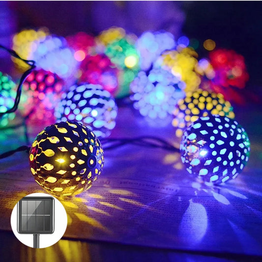 Guirlande LED pour terrasse avec lumieres multicolores - Premium guirlande from Ma deco Jardin - Just $16.15! Shop now at Madeco Jardin