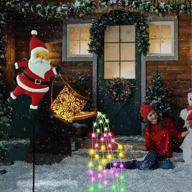 Guirlande Solaire – Père Noël Bouilloire