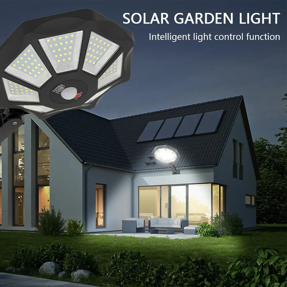Lampe Solaire LED | Extérieure 360° – Détecteur Mouvement IP65