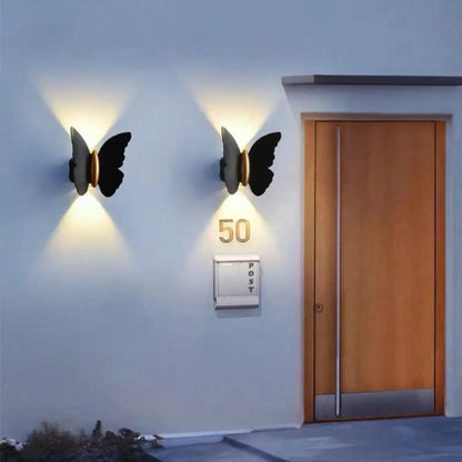 Applique Murale Solaire Papillon LED – Éclairage Extérieur Étanche IP65