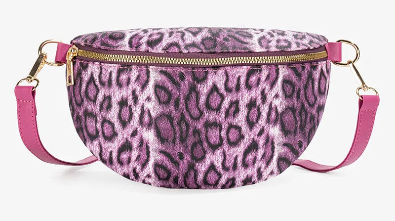 Sac-Banane-femme-Tendance-tigre-rose