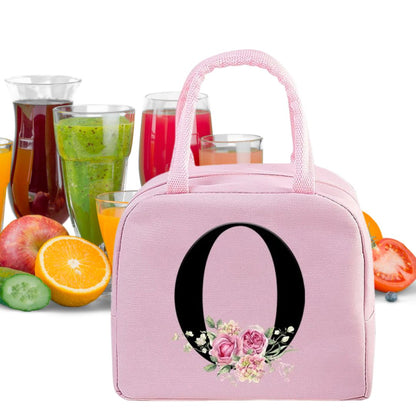 Sac Isotherme Rose avec Design Floral Elegant