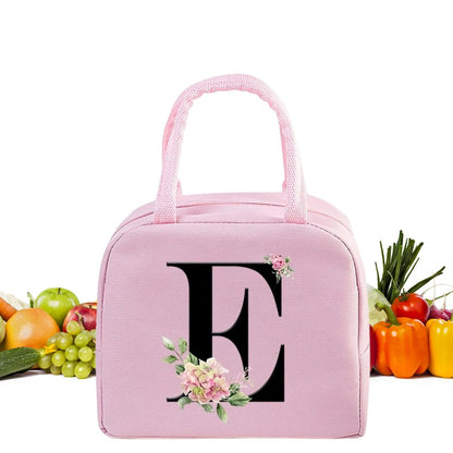 Sac Isotherme Rose avec Design Floral Elegant