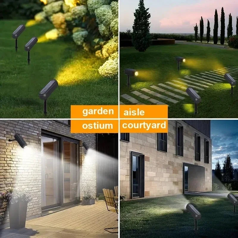 Spot Solaire LED Extérieur Étanche IP65 – Éclairage Jardin & Paysage Autonome