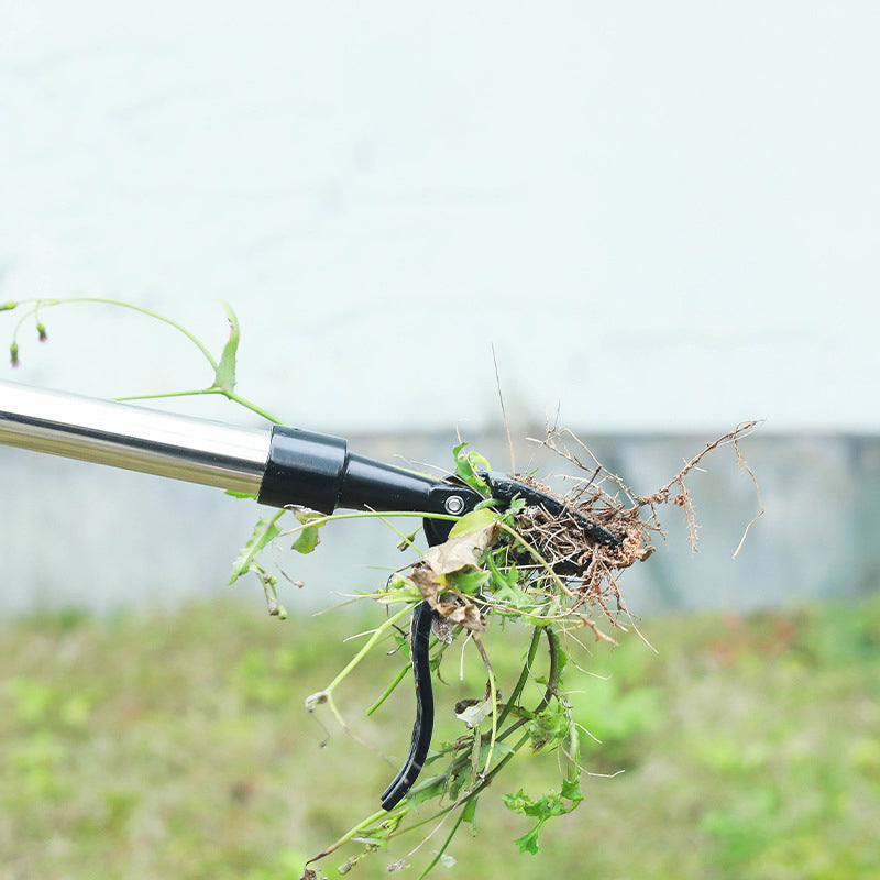 Outil d'extraction de mauvaises herbes debout avec tête à 4 griffes,  désherbant manuel, outil d'élimination des racines de désherbeur