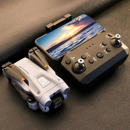 Drone enfant Droncam portable avec télécommande élégante et écran intégrant des fonctions avancées pour les jeunes pilotes