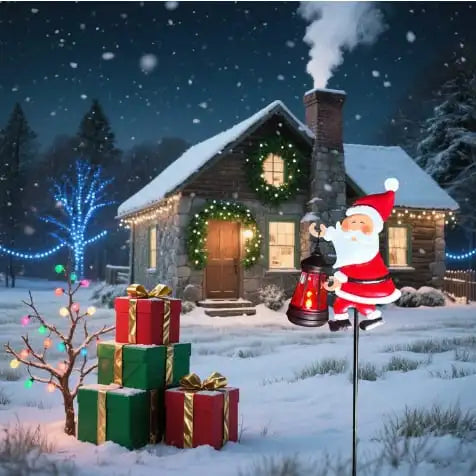 Guirlande Solaire – Père Noël Bouilloire