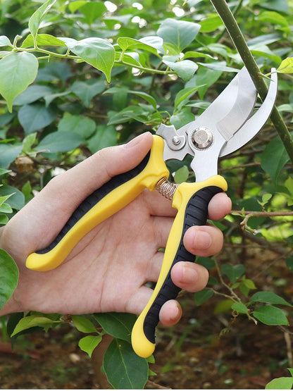 Secateur a main pour taille de plantes avec manche ergonomique