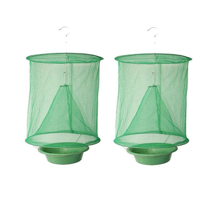 Attrape mouches écologiques en filet vert durable, idéal pour une utilisation à l'intérieur et à l'extérieur de la maison