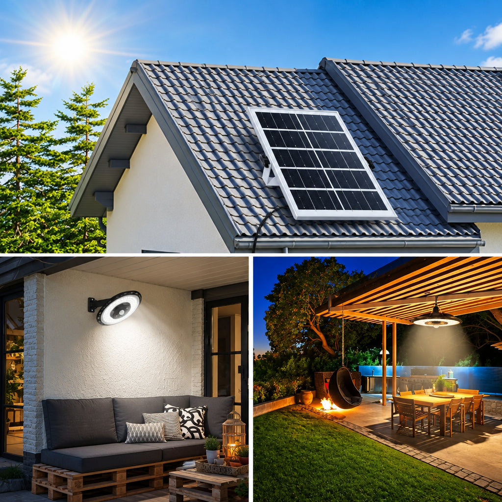 Suspension solaire LED terrasse & jardin
