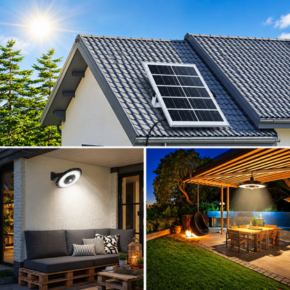 Suspension solaire LED terrasse & jardin