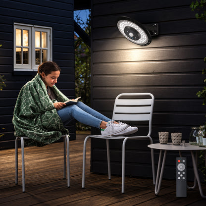 Suspension solaire LED pour terrasse