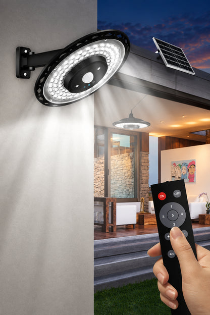 Suspension solaire LED terrasse